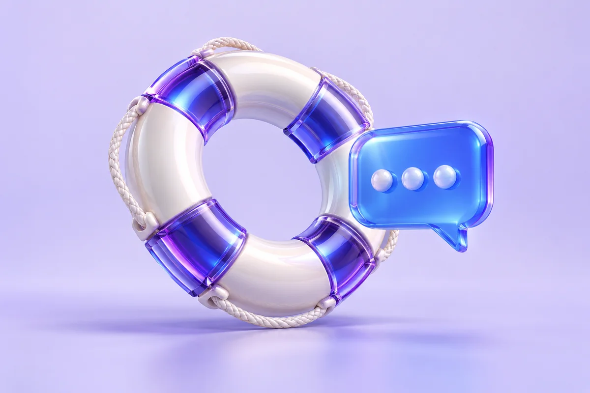 Pearl and violet support ring